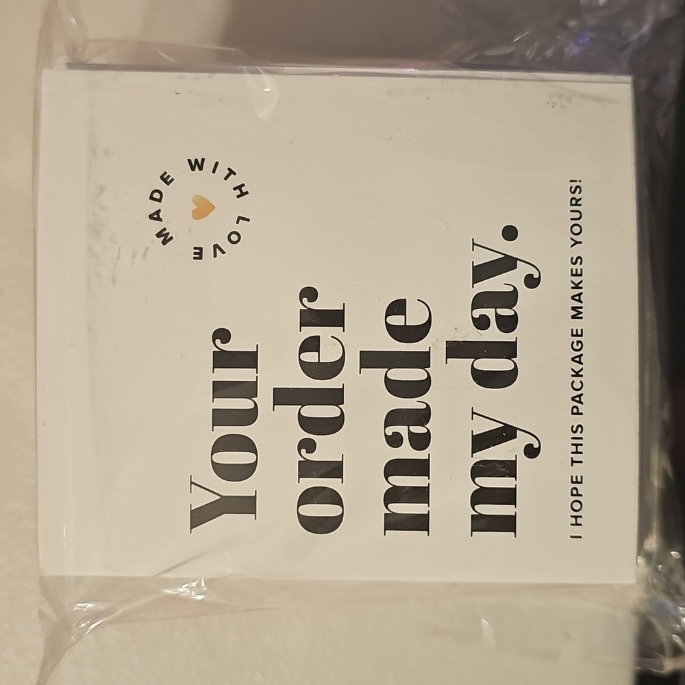 "Your Order Made My Day, I HOPE THIS PACKAGE MAKE YOURS!" CARDS- 100 CARDS - Picture 8 of 8